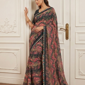 Earthy Elegance Printed Saree